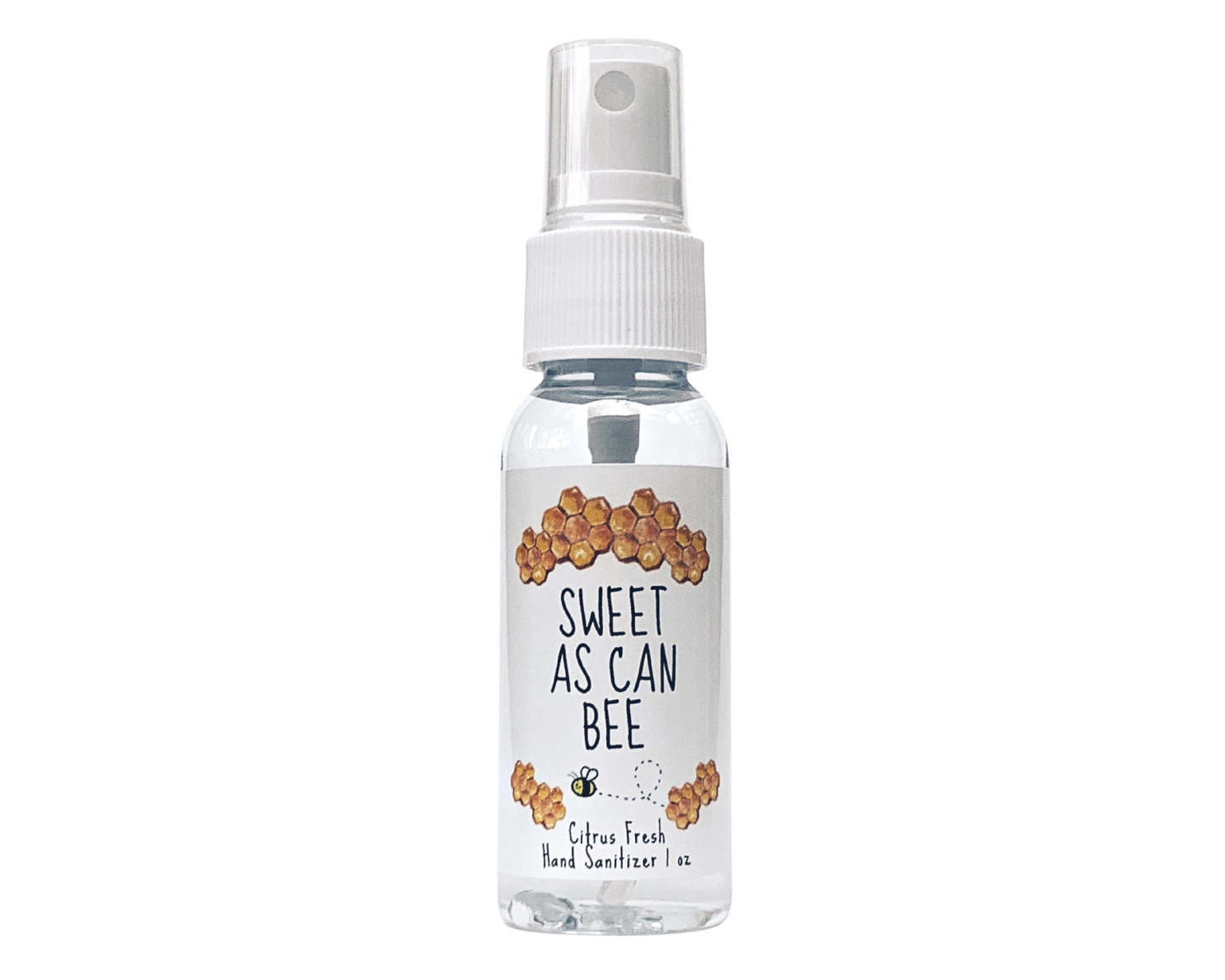 Hand Sanitizer Party Favor - Bumble Bee - Sweet As Can Bee - with Aloe & Essential Oils by Sunshine & Sanitizer