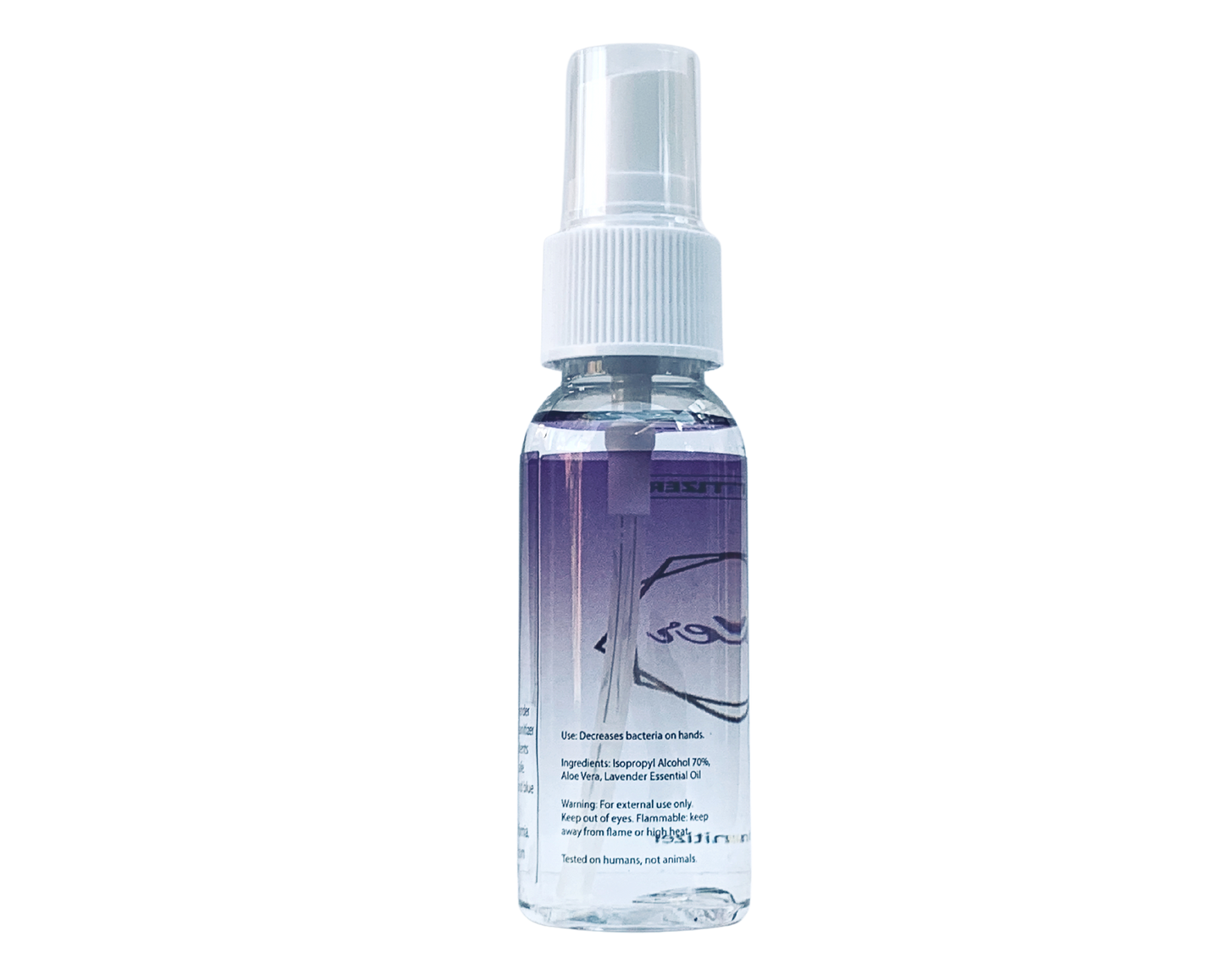 Hand Sanitizer Spray - Lavender Scented - with Aloe & Essential Oils by Sunshine & Sanitizer
