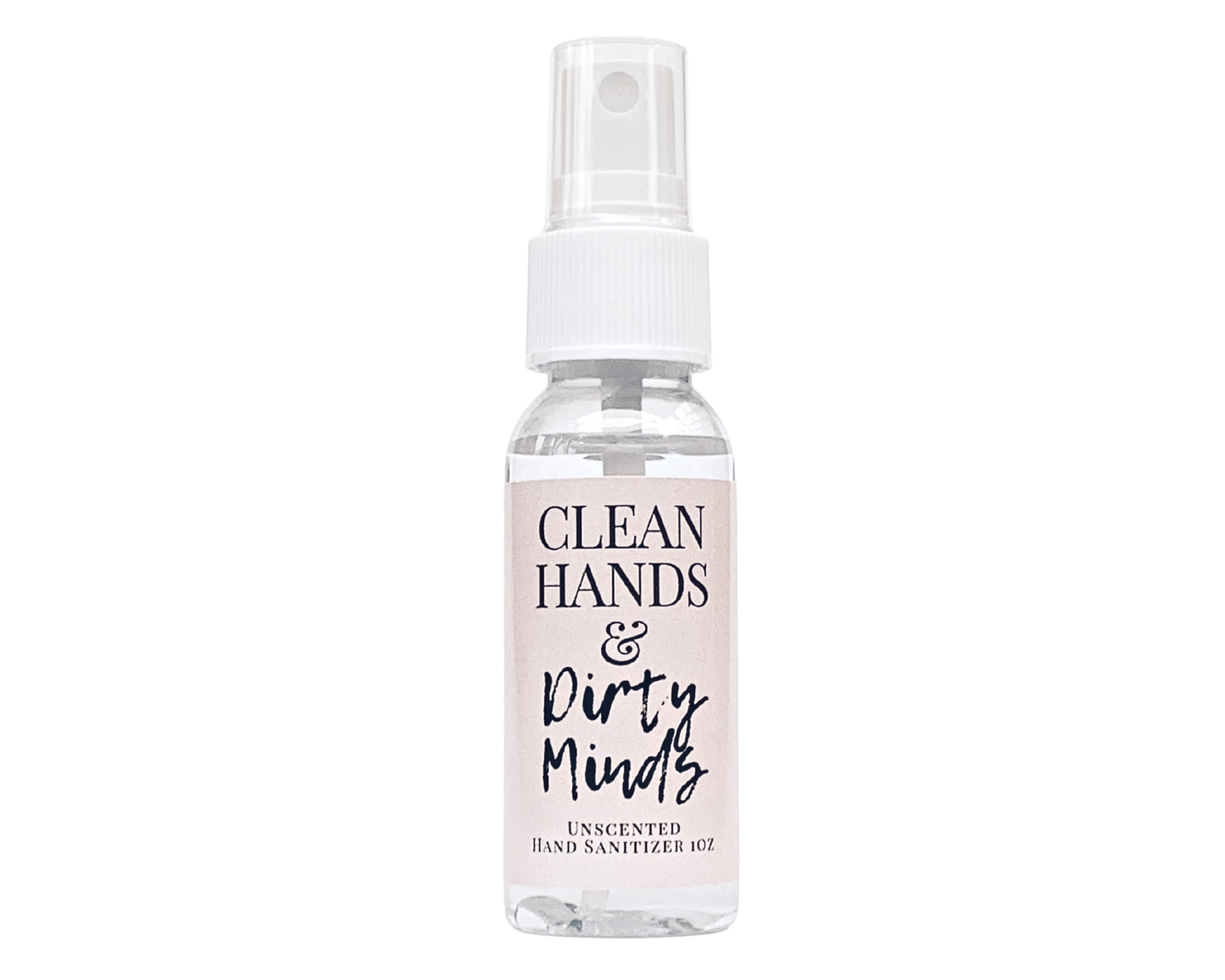 Bachelorette Party Hand Sanitizer Party Favor - Clean Hands & Dirty Minds - with Aloe & Essential Oils by Sunshine & Sanitizer