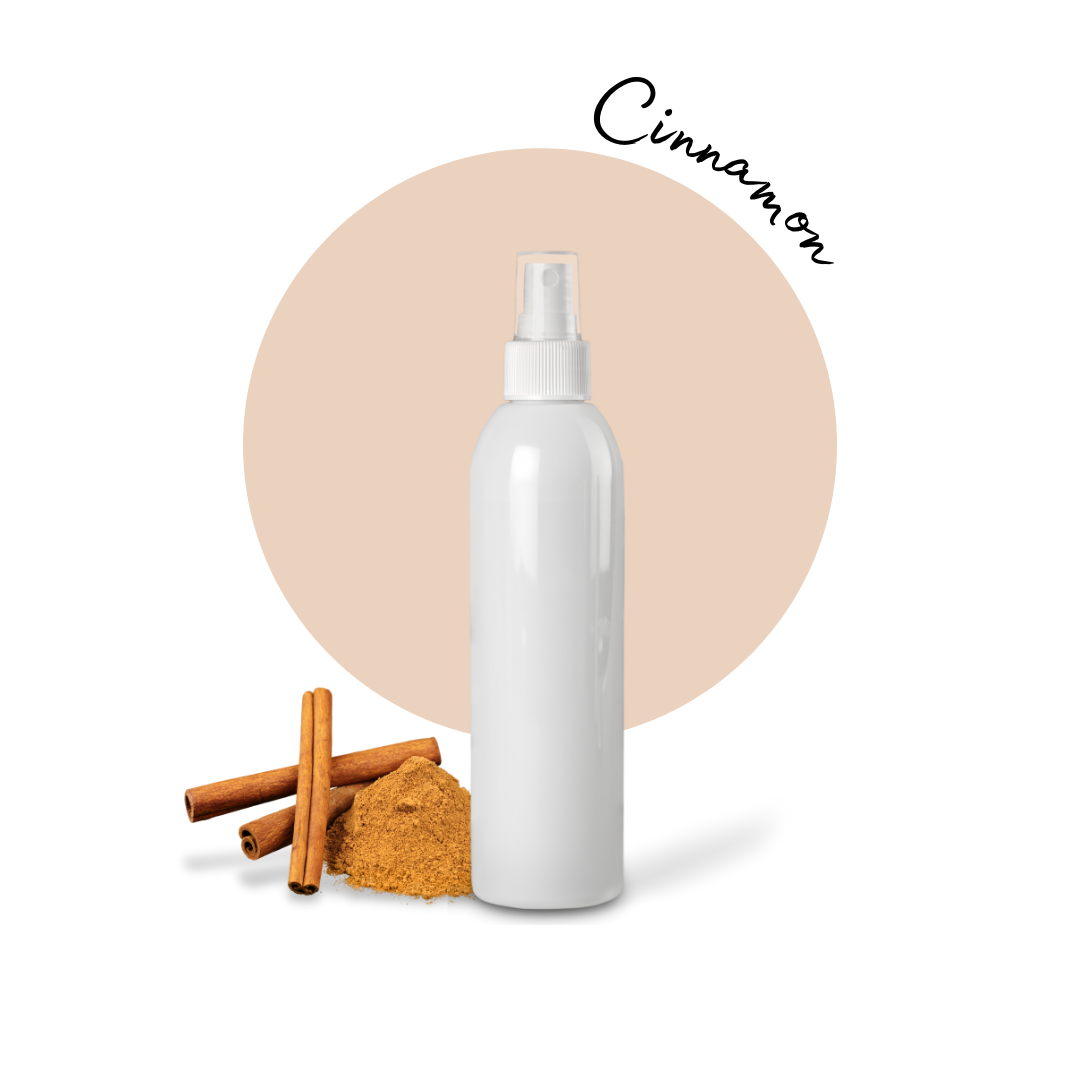 Hand Sanitizer Spray Everyday Essentials - Cinnamon Scented - with Aloe & Essential Oils by Sunshine & Sanitizer