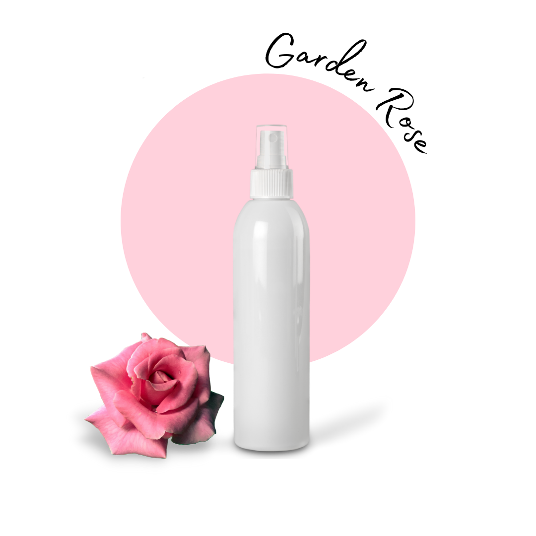 Hand Sanitizer Spray Everyday Essentials - Rose Scented - with Aloe & Essential Oils by Sunshine & Sanitizer