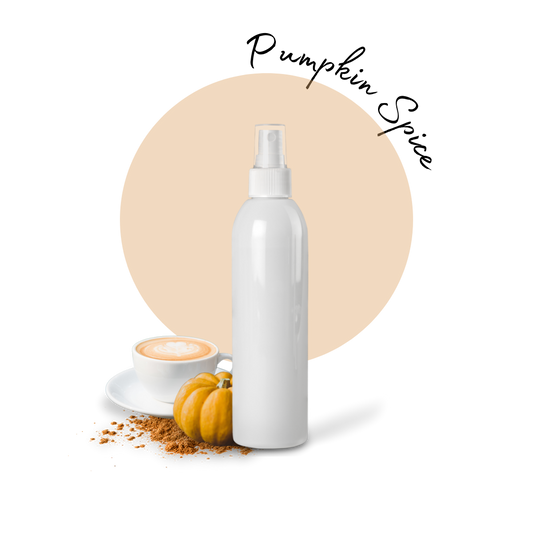 Hand Sanitizer Spray Everyday Essentials - Pumpkin Spice Scented - with Aloe & Essential Oils by Sunshine & Sanitizer